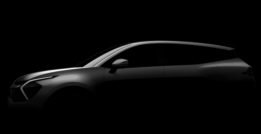 Xe Kia Sportage 2022 đầu tiên
