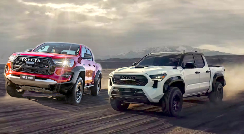 bán tải là Toyota Hilux GR Sport và Tacoma 2024