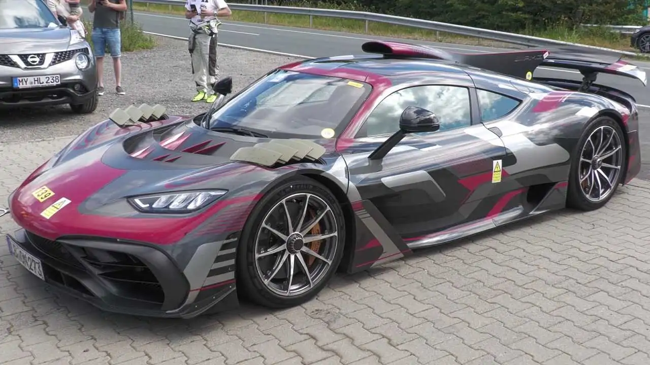 Video Mercedes AMG One Spied Hypercar Siêu Xe Nhanh Nhất
