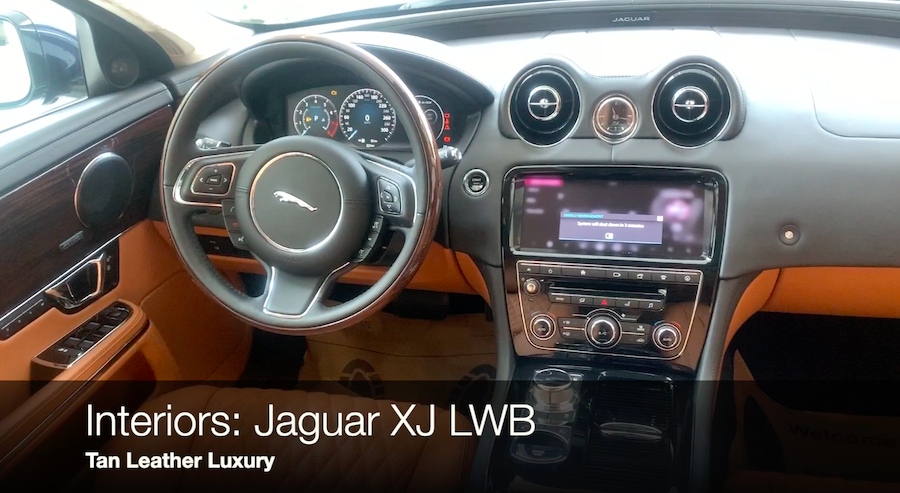Nội Thất Xe Jaguar XJL Màu Nâu Da Bò Có  Option Gì 